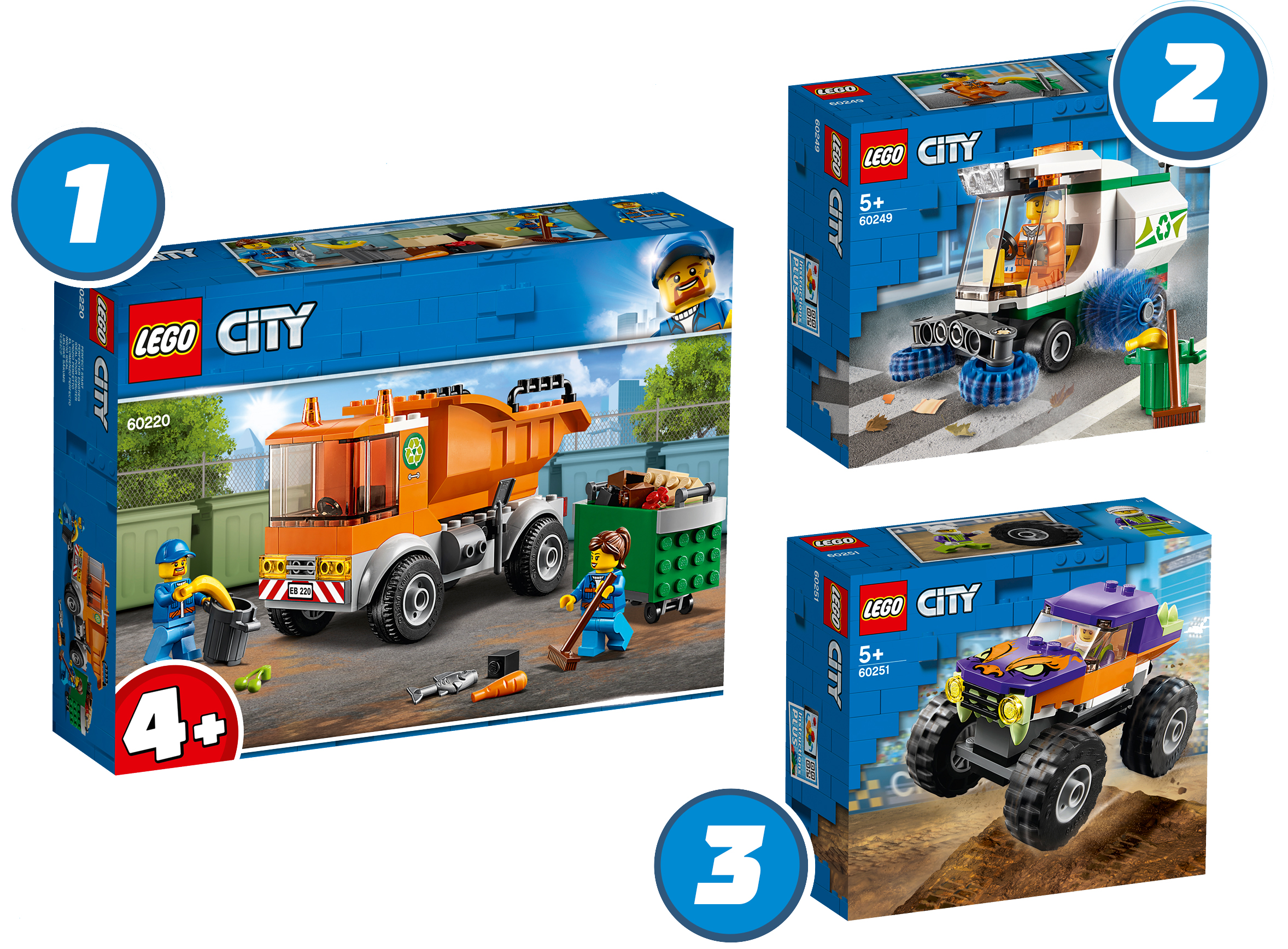 

Комбо-набор 3 в 1 LEGO CITY Great 234 детали (66686)