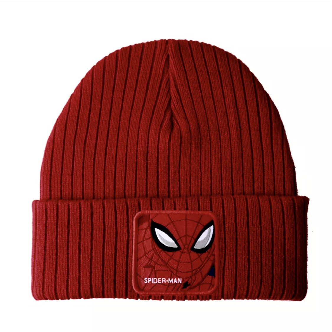 

Шапка детская демисезонная Spiderman Человек Паук 3- 10 лет (50 - 56 см) ) весна/осень бордовая D00968