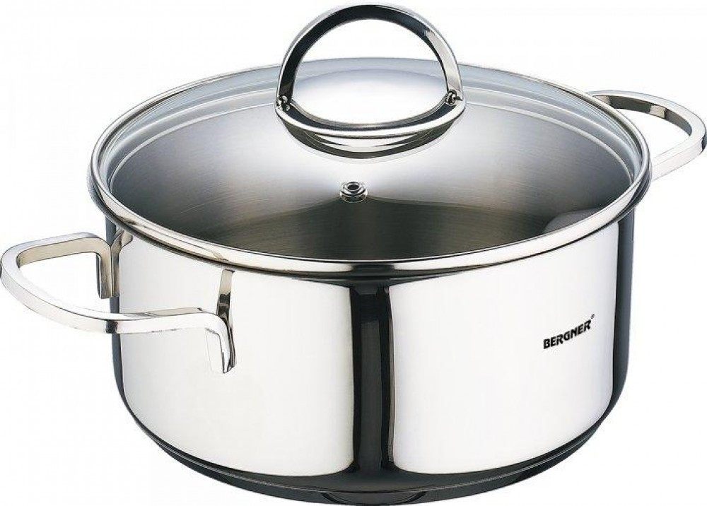 

Кастрюля Bergner из нержавеющей стали 4,7 л. (BG-6294)
