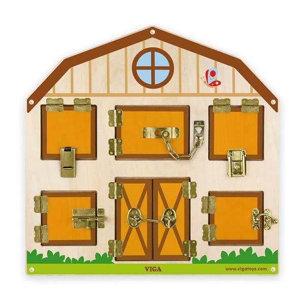 

Бізіборд Viga Toys Будиночок на фермі (51627)