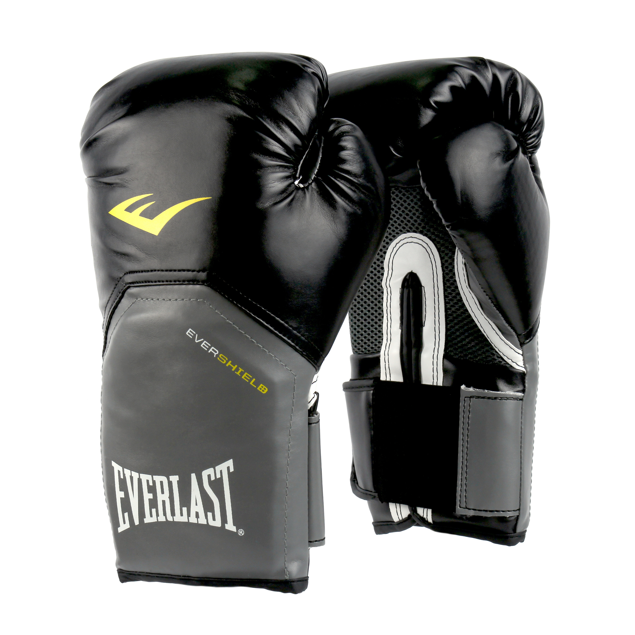 

Боксерские перчатки Everlast Pro Style Elite вес 14 унций Черно-серые 2314