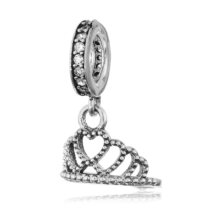 

Серебряный шарм -бусина Silvex 925 "Тиара из сердец" П5Ф/776