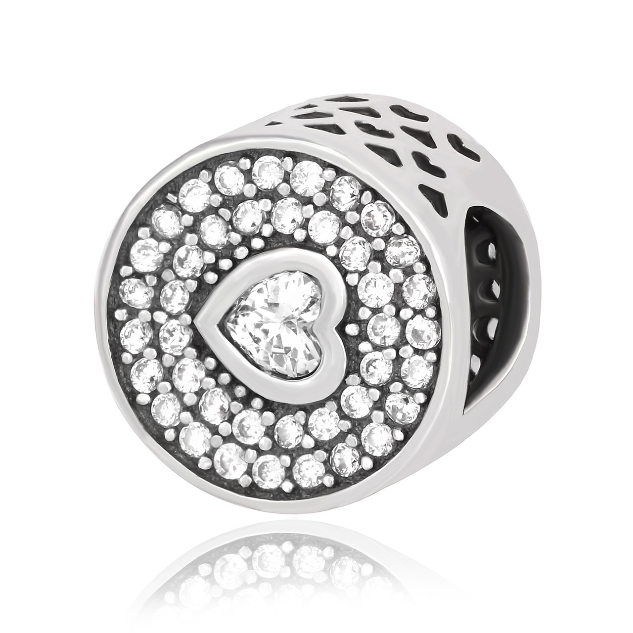 

Серебряный шарм - бусина Silvex 925 "Вечная любовь 2.0" П5Ф/794