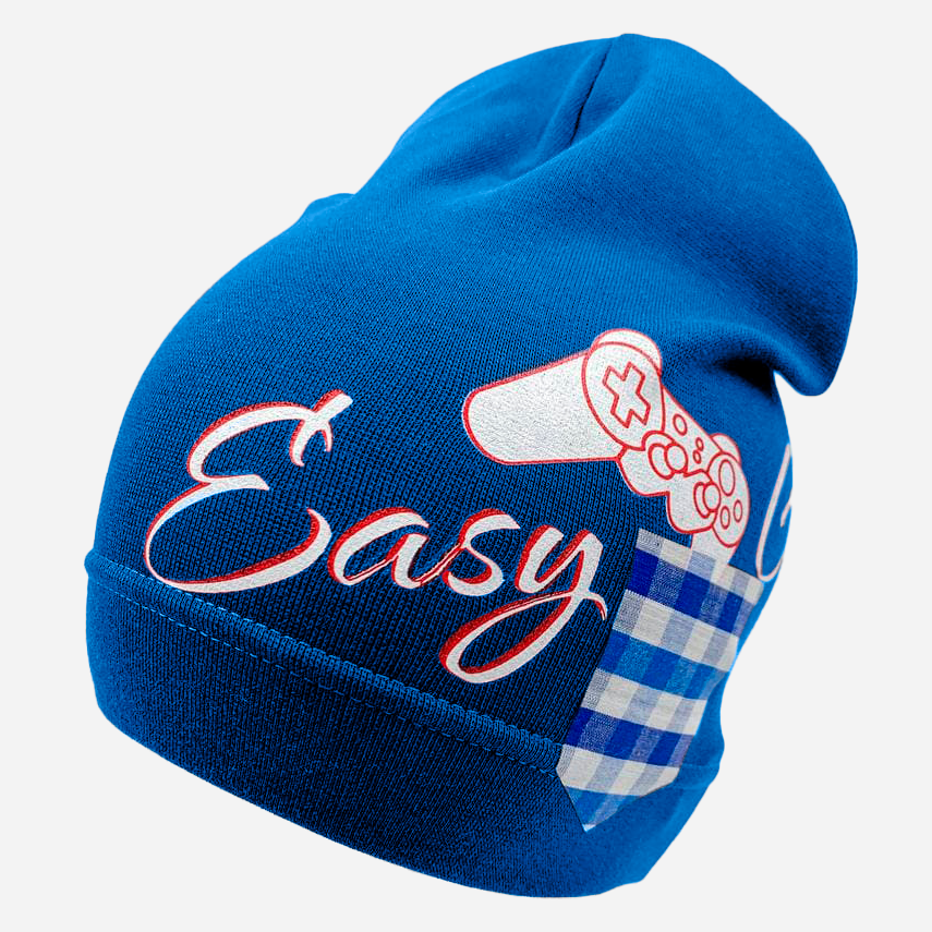 

Демисезонная шапка Sample Easy games(М2023) 46-54 Синяя