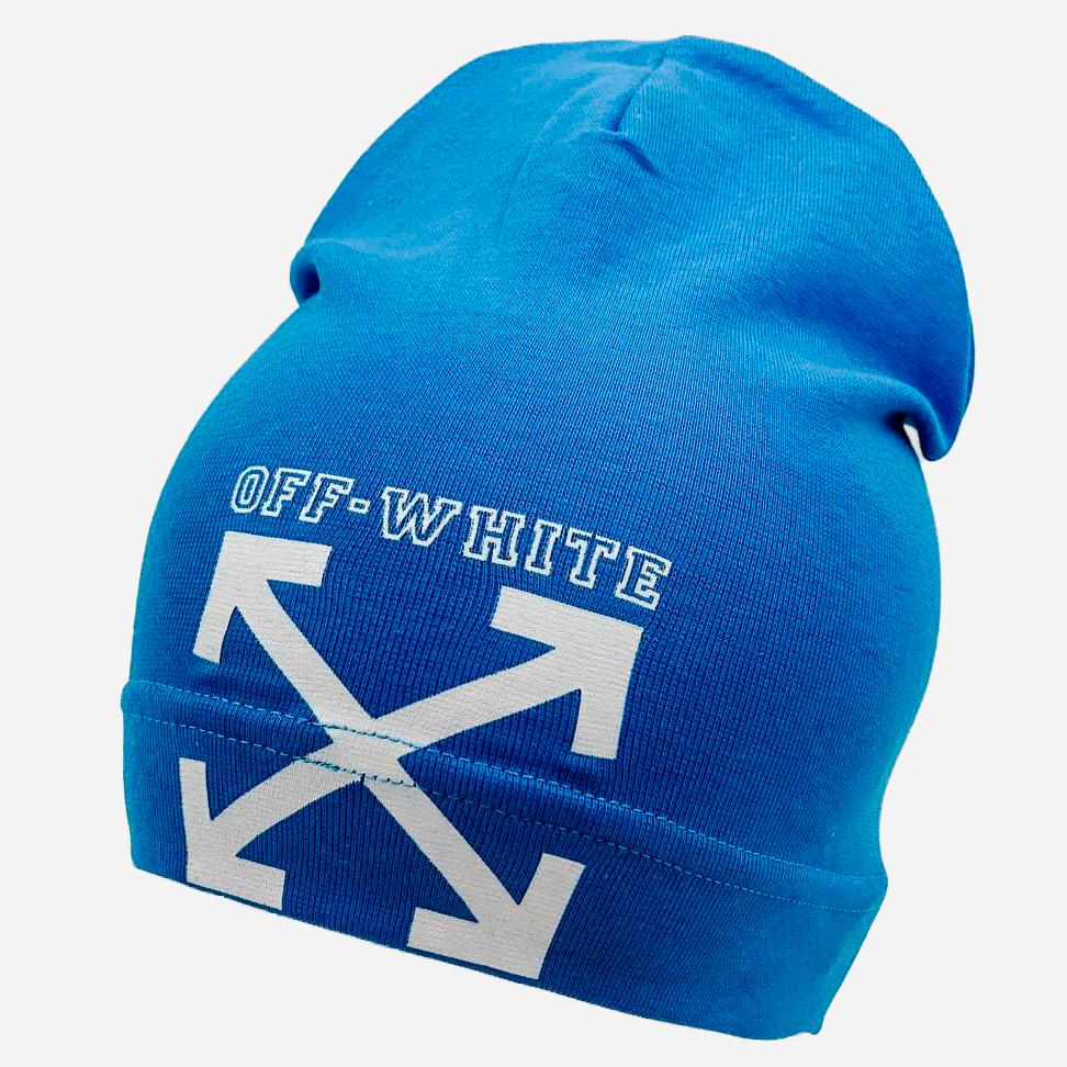 

Демисезонная шапка Sample Off White 46-54 Светло-Синяя