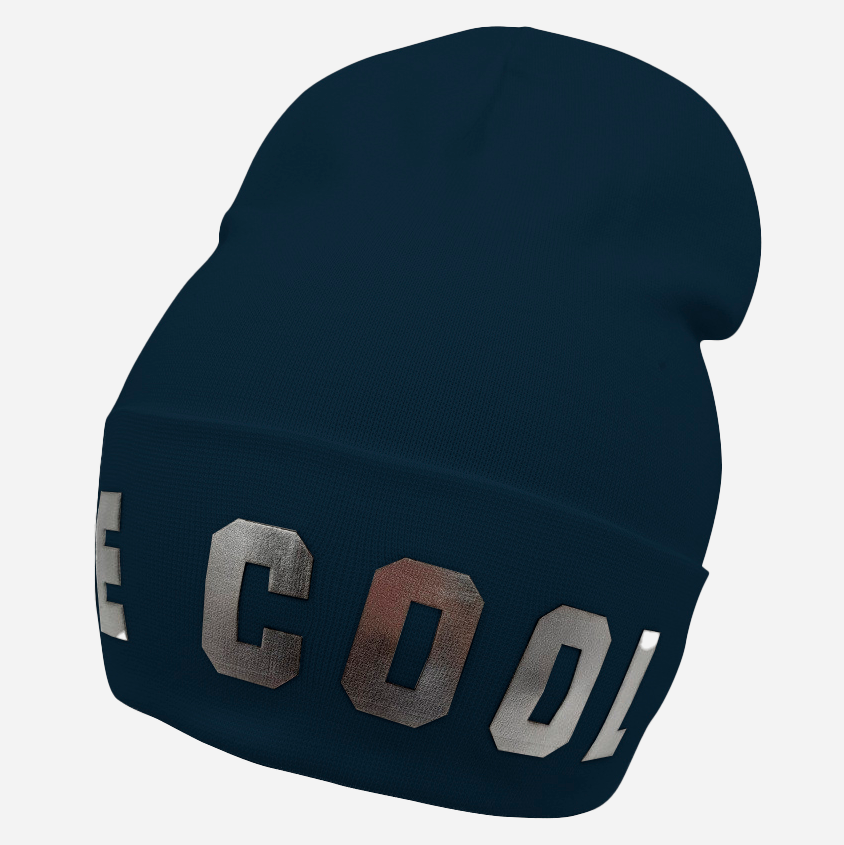 

Демисезонная шапка Sample Be Cool 46-52 Темно-синяя