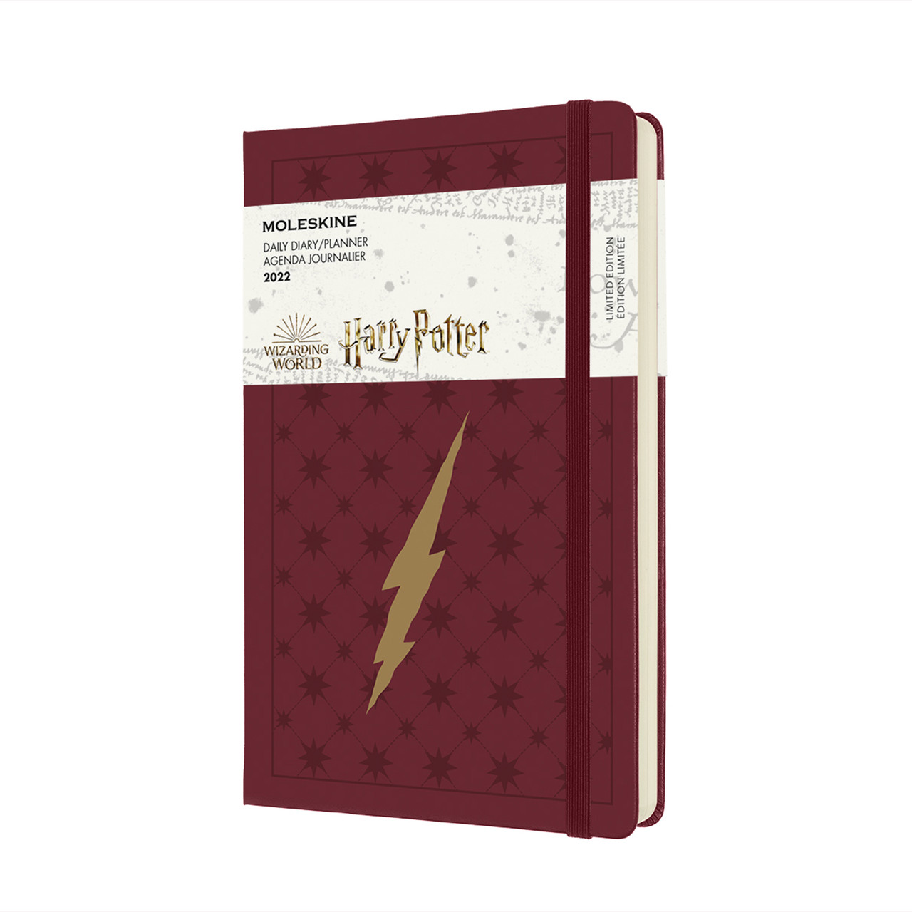 

Ежедневник Moleskine 2022 Датированный Harry Potter Средний (13х21 см) 400 страниц Бордо (8056420857153)