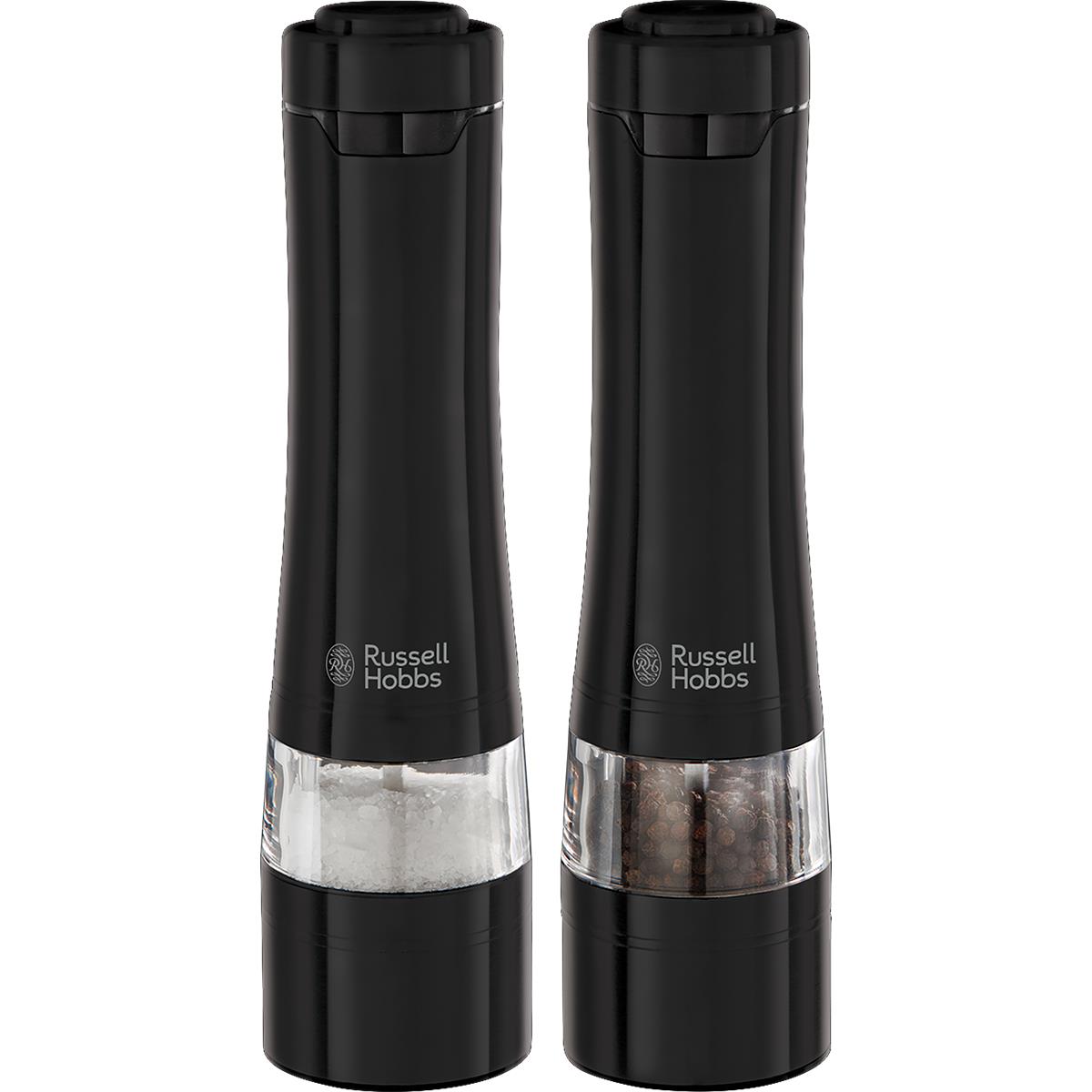 

Мельнички для соли и перца Russell Hobbs 28010-56 Black, керамические жернова, черный (28010-56)