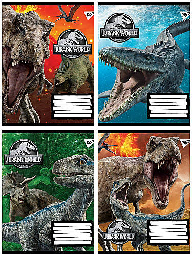 

Тетрадь А5 36 листов в клетку Jurassic World. Genetic failure (15 шт. в упак микс видов) YES (765396)