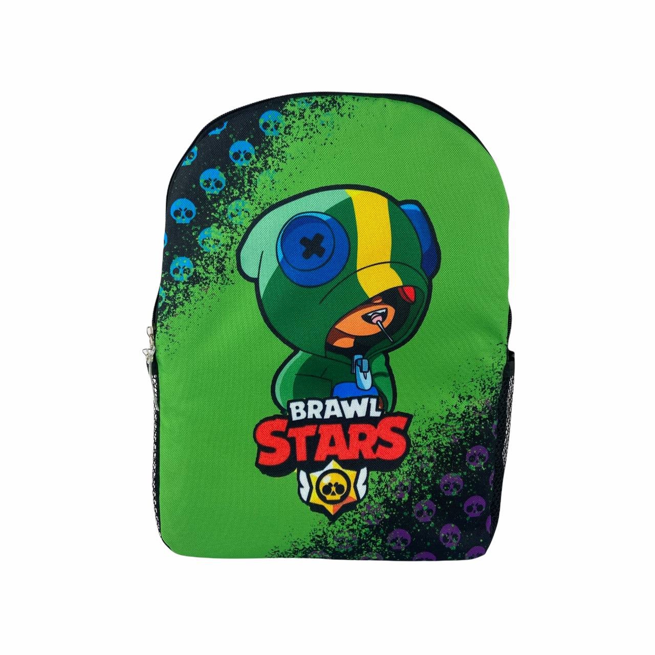 

Рюкзак Бравл Старс (Brawl Stars) Леон Зеленый