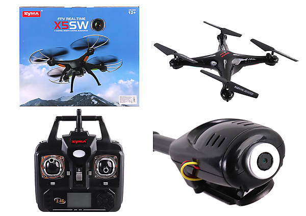 

Квадрокоптер X5SW с камерой WiFi 2 цвета SYMA (X5SW)