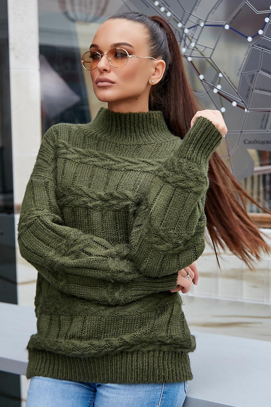 

Свитер S506.3784 Seventeen S-XL зеленый