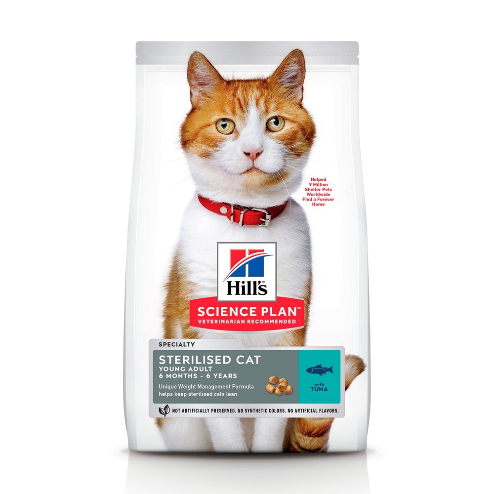 

Сухой корм Hills Adult Sterilised Cat Tuna 3 кг