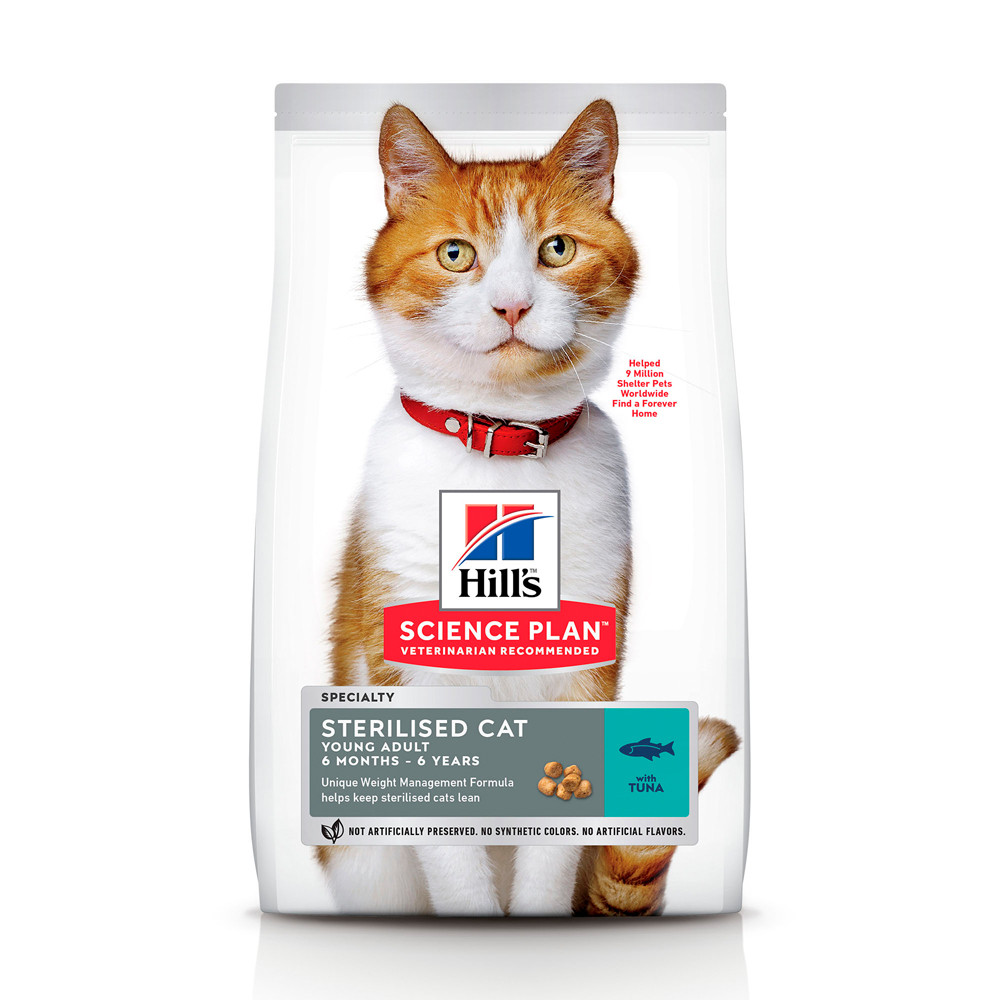 

Сухой корм Hills Adult Sterilised Cat Tuna 1.5 кг