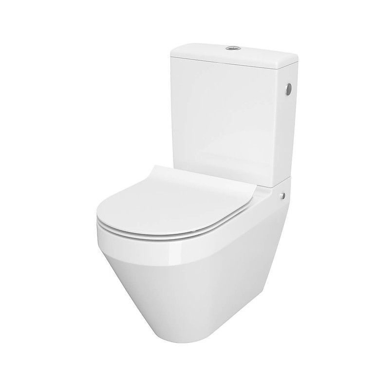

Унитаз компакта Cersanit CREA 010/020 OVAL с сиденьем дюропл SLIM LIFT