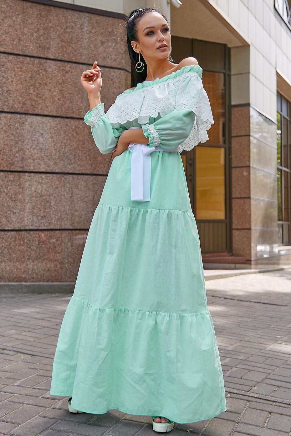 

Платье 1176.3531 Seventeen - мятный, Платье 1176.3531 Seventeen L-XL мятный