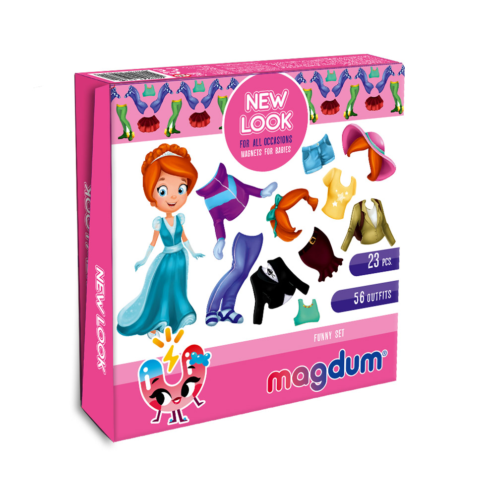 

Набор магнитов Magdum «Кукла с одеждой New look» 23 магнита(ML4031-14EN)