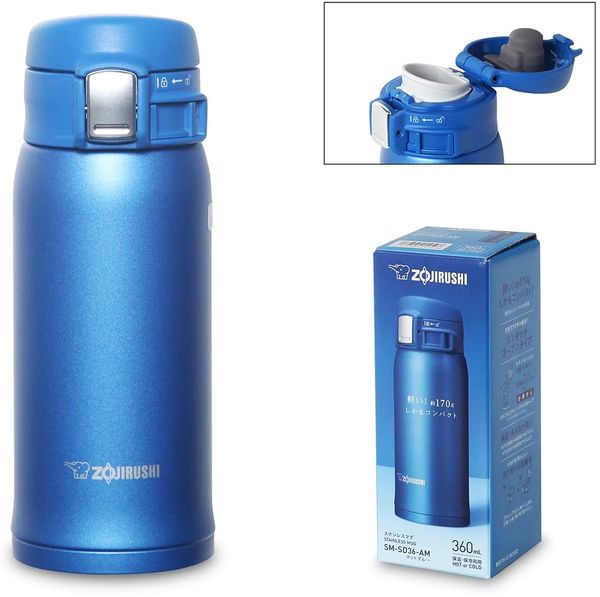 

Термокружка Zojirushi SM-SD36AM 0.36л голубая (1678.04.41)