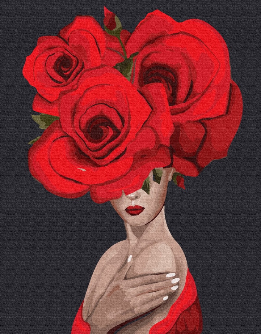 

Картина по номерам «Королева роз» Premium, цветной холст+лак(PGX36694)