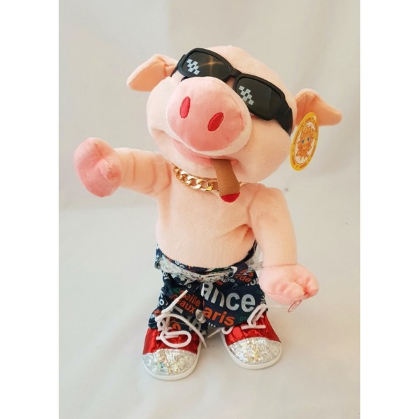 

Дитяча Інтерактивна іграшка Toys Свиня репер