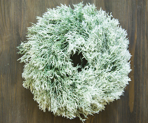 

Венок туя в снегу с блеском Artdecor 27 см 1 шт ng0043