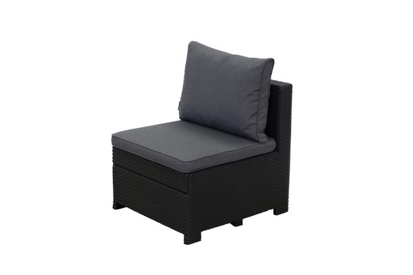 

Модульное садовое кресло без подлокотников Keter Provence Single Set 250396 графит