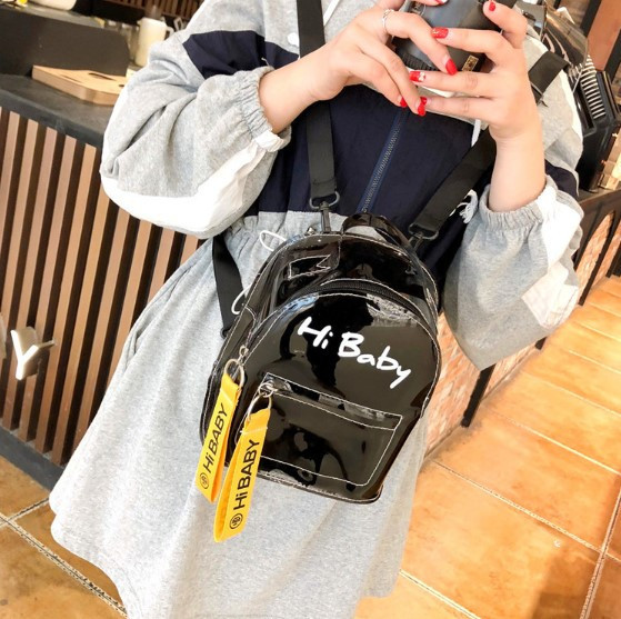 

Рюкзак Jsstore Hi Baby Черный Городской Прозрачный