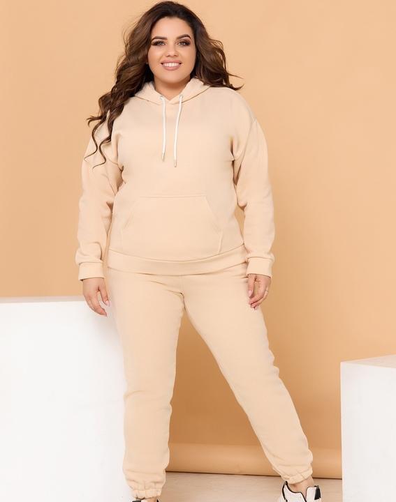 

Спортивный костюм G&M k-83950 46-48 Размер цвет бежевый