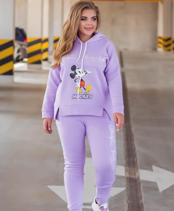 

Спортивный костюм G&M k-84265 - Размер цвет сиреневый, Спортивный костюм G&M k-84265 48-52 Размер цвет сиреневый