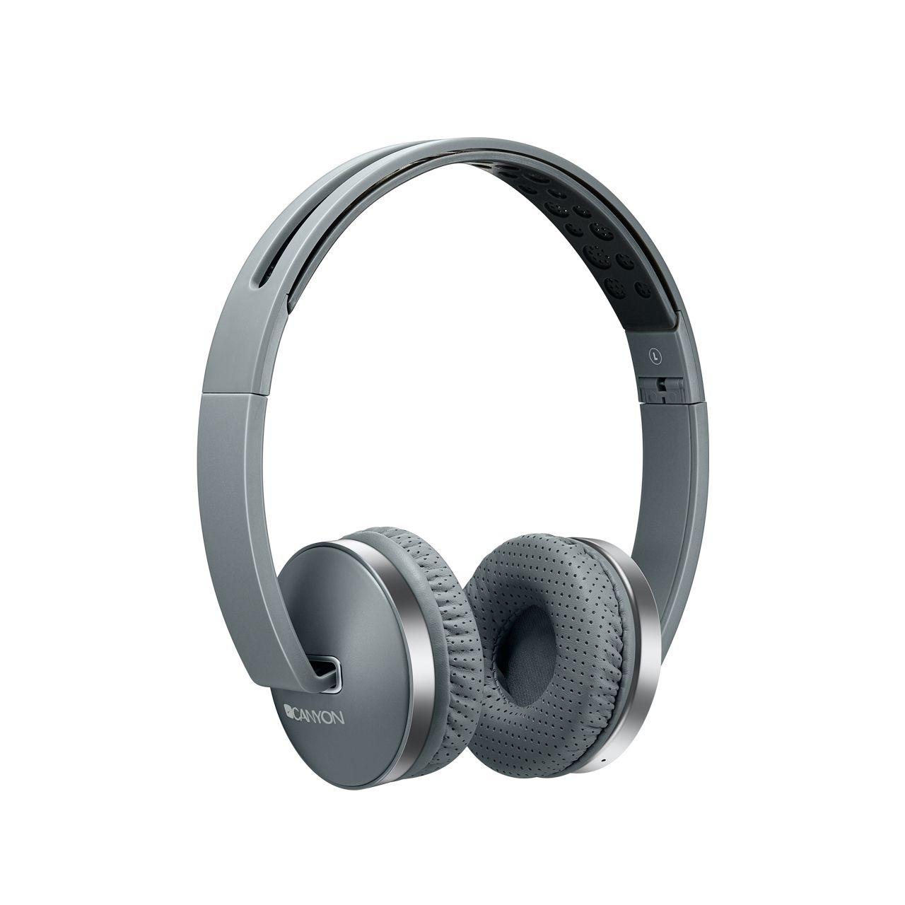 

Блютуз-гарнитура Canyon Bluetooth-гарнитура CNS-CBTHS2DG Dark Grey