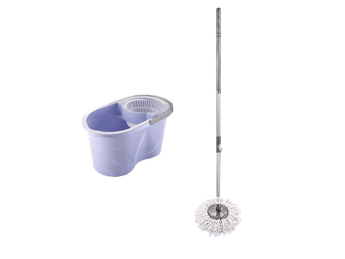 

Набір швабра і відро з віджимом Titanik Spin Mop Rindo T1250V