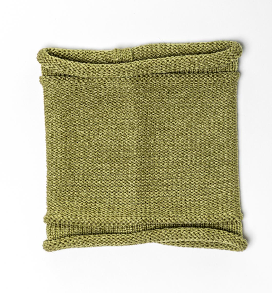 

Дитячий шарф Одинарний Оливковий 20x20 см. Alex