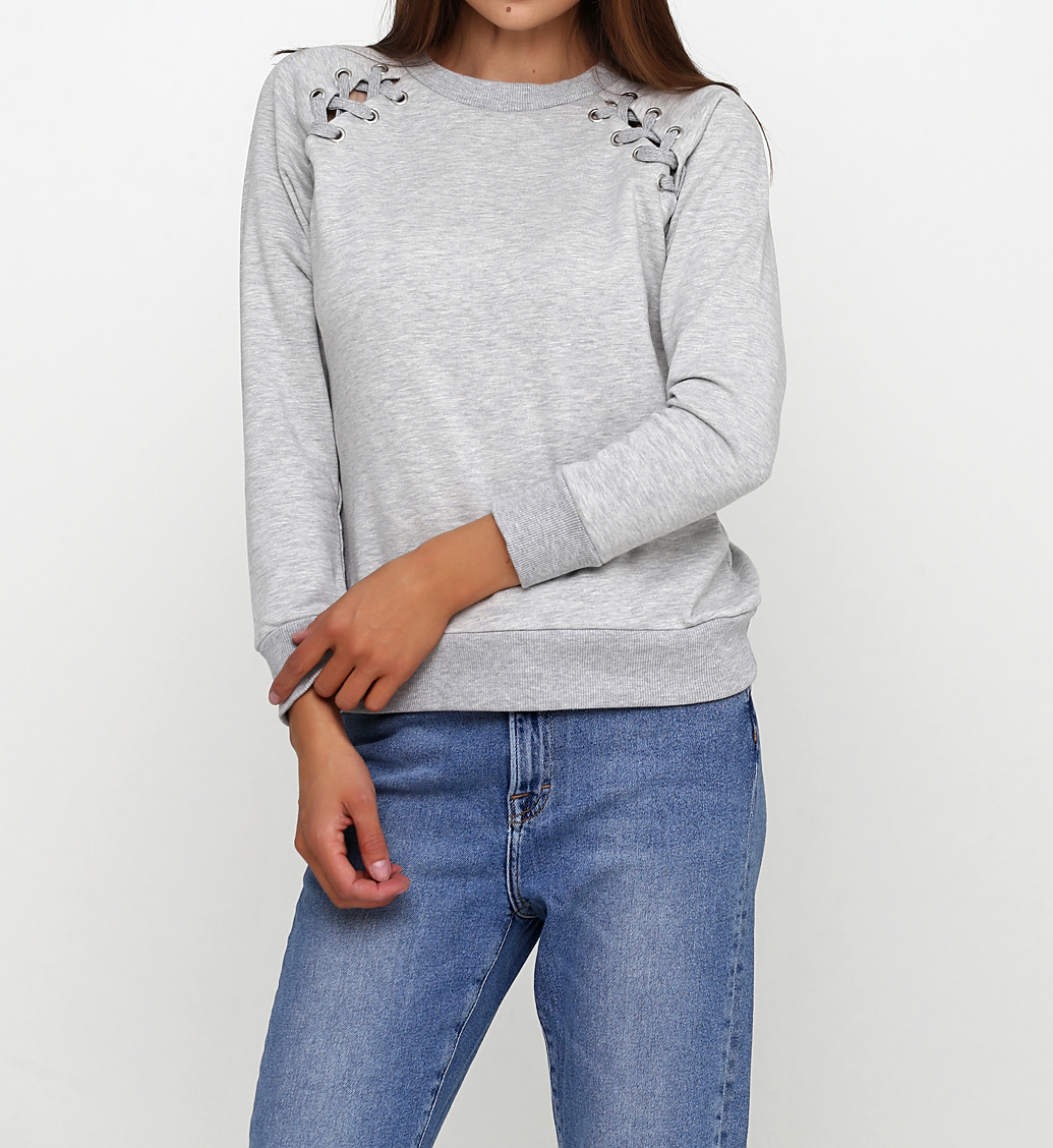 

Толстовка PIESZAK FATIMA SWEAT LGM GREY  серый, Толстовка PIESZAK FATIMA SWEAT LGM GREY 36 серый