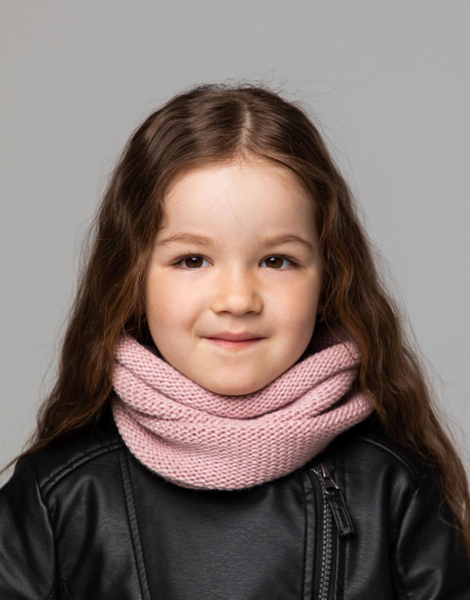 

Дитячий шарф Одинарний Пудровий 20x20 см. Alex