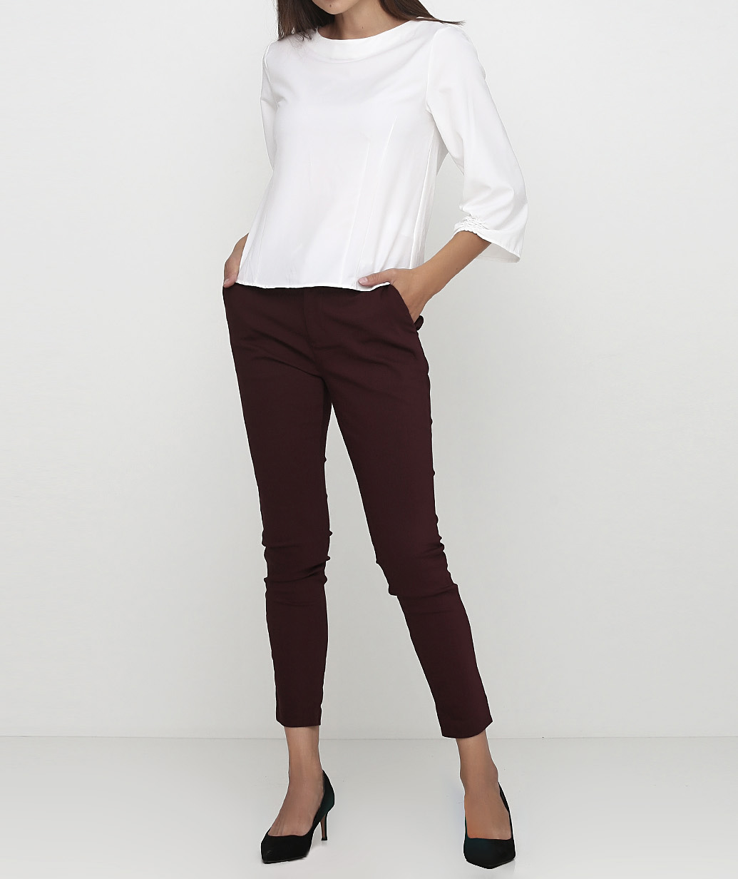 

Брюки IVY ALICE MW-BORDEAUX  бордовый, Брюки IVY ALICE MW-BORDEAUX 27 бордовый