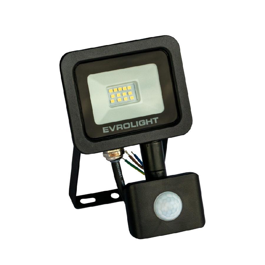 

Прожектор светодиодный с датчиком движения EVROLIGHT FM-01D-10 10W 6400К