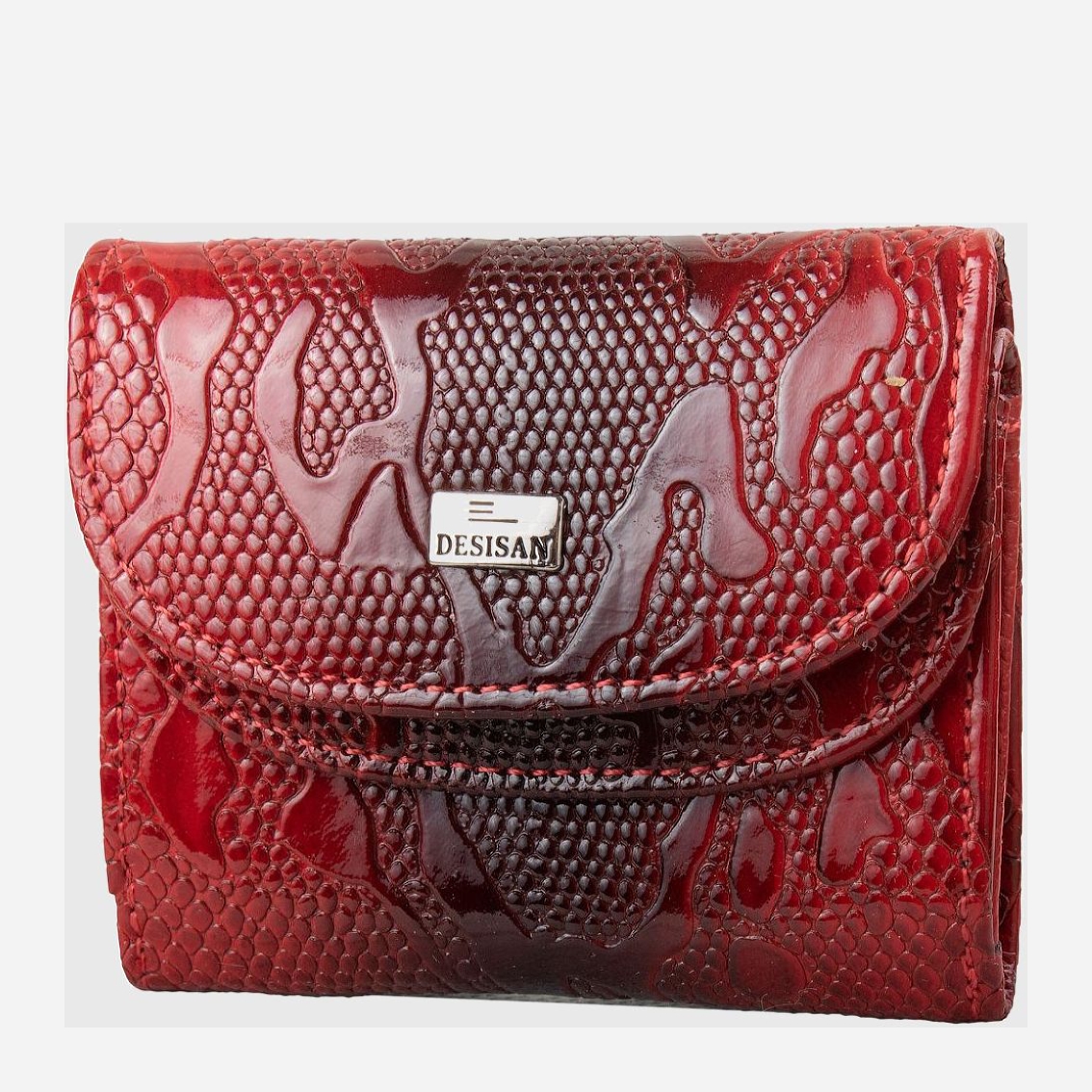 

Женский кошелек кожаный DESISAN SHI129-500 красный