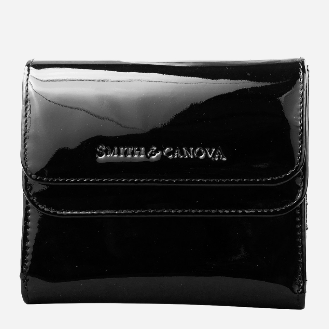 

Женский кошелек кожаный Smith & Canova FUL-28611 Blkpatent
