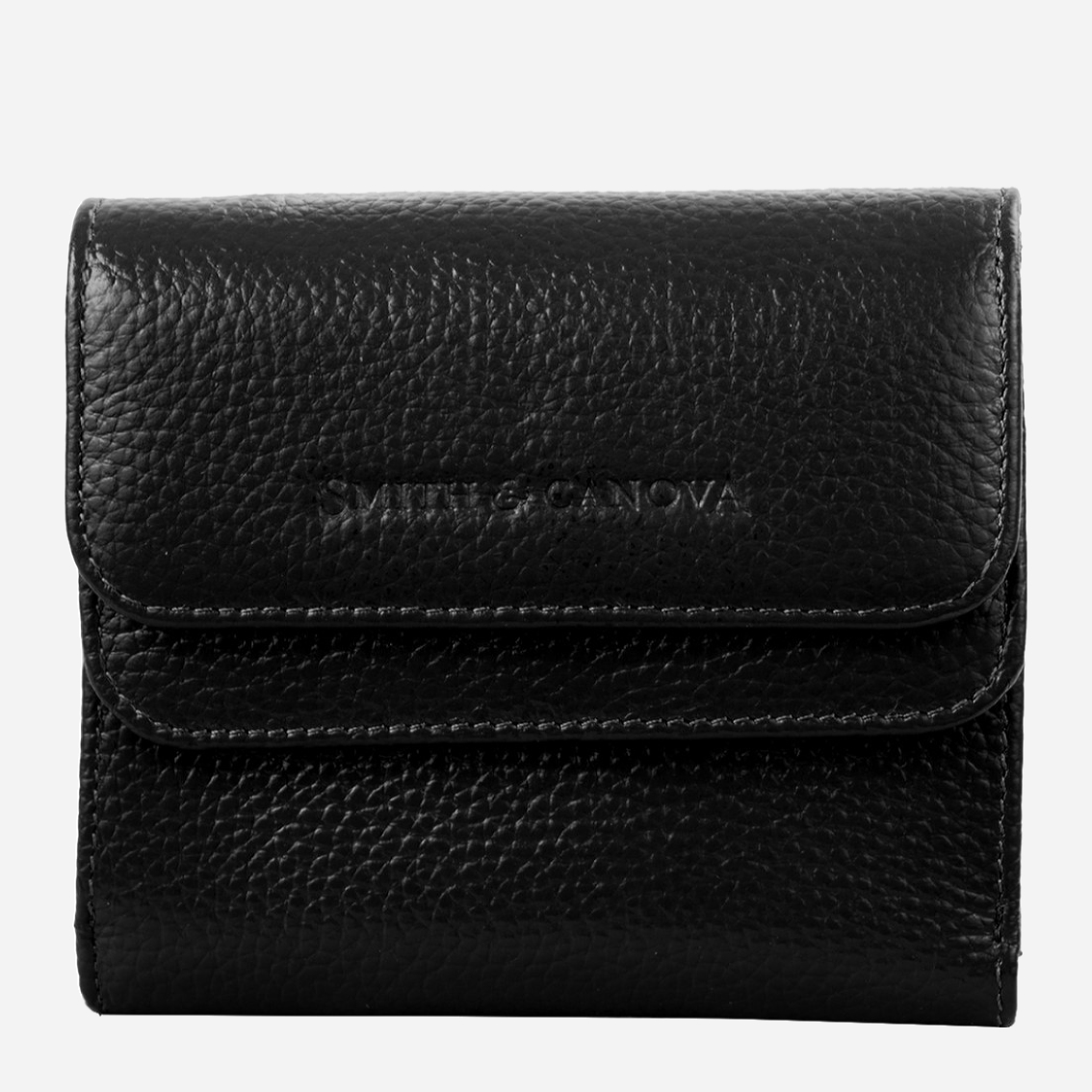 

Женский кошелек кожаный Smith & Canova FUL-28611 Black