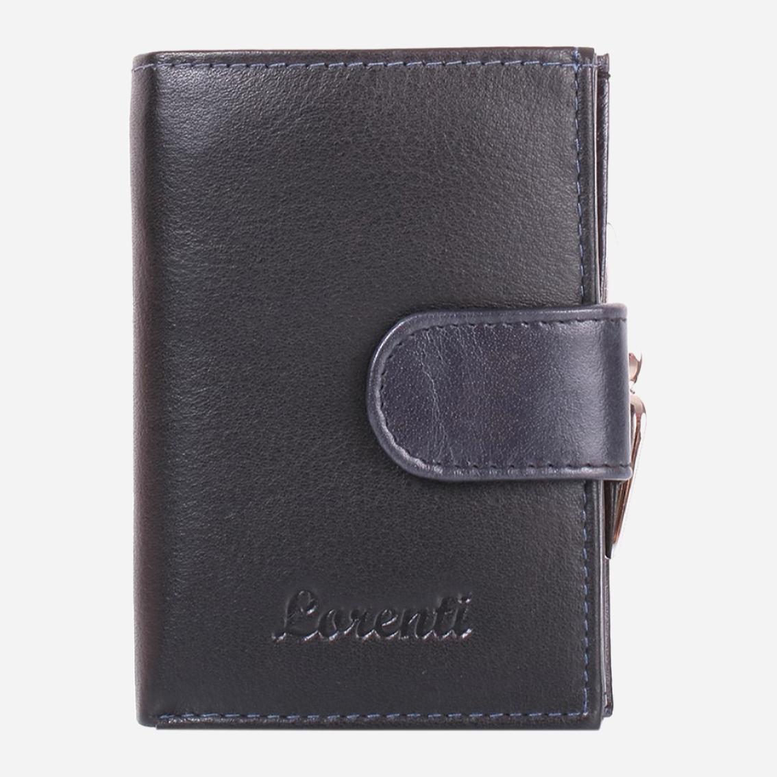 

Кошелек из натуральной кожи Lorenti DNKLT-01-BCF-navy Черный