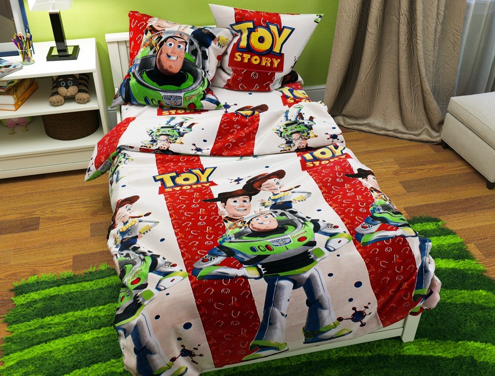 

Комплект постельного белья Toy Story Бязь Двуспальный 180х215