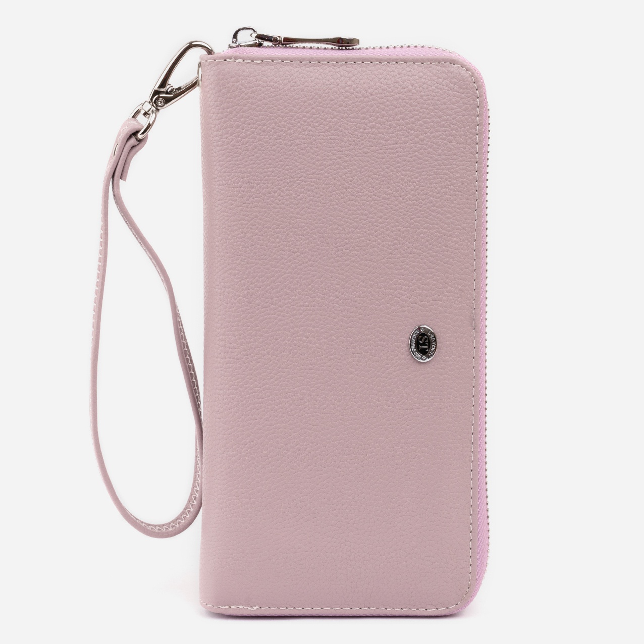 

Женский кошелек-клатч вместительный кожаный ST Leather Accessories 19278 Лиловый