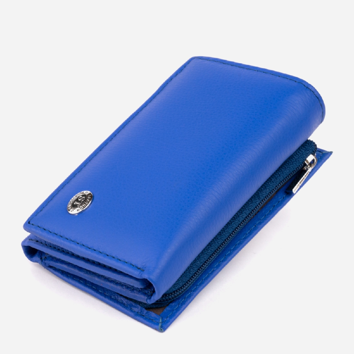 

Кошелек кожаный ST Leather Accessories 19338 Синий