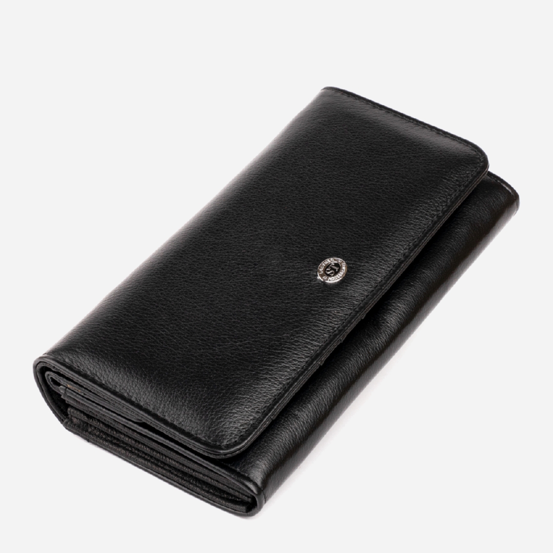 

Женский кошелек кожаный ST Leather Accessories 19284 Черный