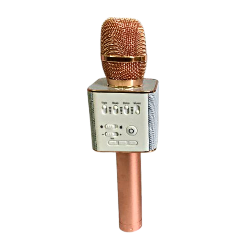 

Беспроводной bluetooth микрофон для караоке MICGEEK Q9 блютуз микрофон караоке Розовый (358)
