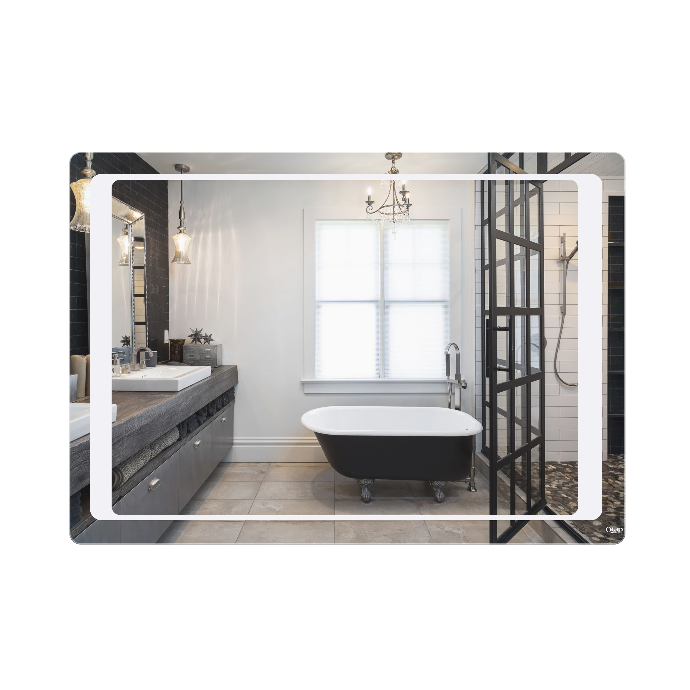 

Зеркало Qtap Leo 1000х700 с LED-подсветкой QT1178120870120W (SR204097)