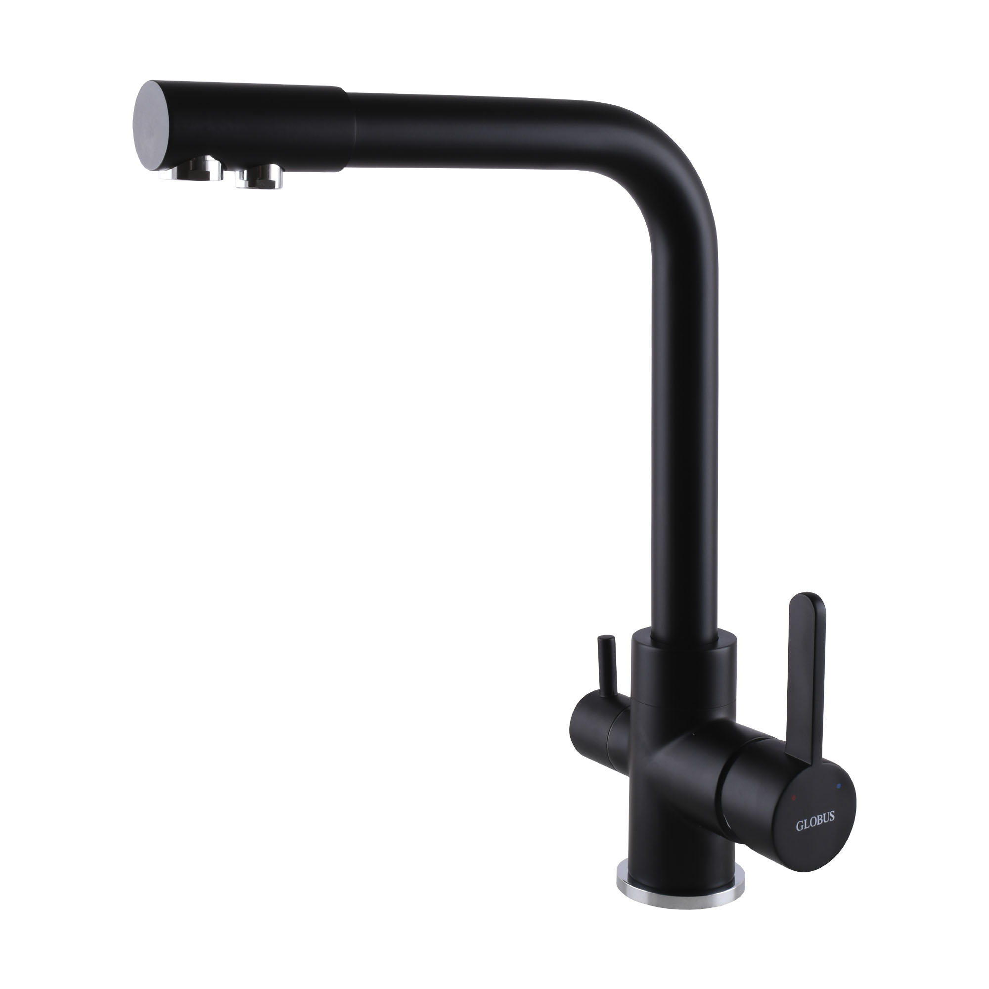 

Смеситель для кухни под осмос Globus Lux GLLR-0444-10-BB (SR204032)