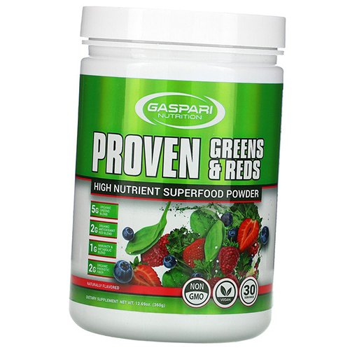 

Растительный комплекс трав и пробиотики, Proven Greens & Reds, Gaspari Nutrition 360г Натуральный (71161001)