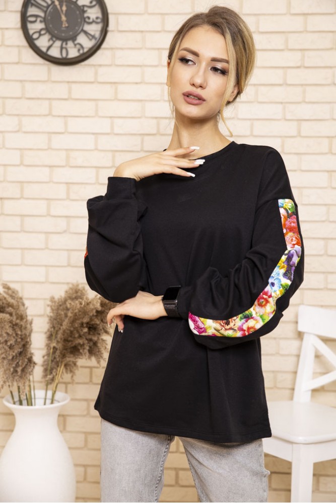 

Свитшот женский цвет черный размер 4XL-5XL FG_04031_05