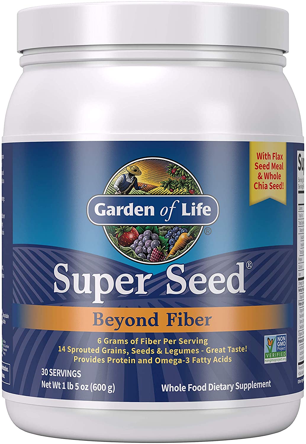 

Garden Of Life Super Seed Beyond Fiber 600 г (4384303758)